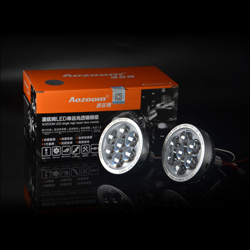 High Beam Projector Retrofit: Hi-Lens LED