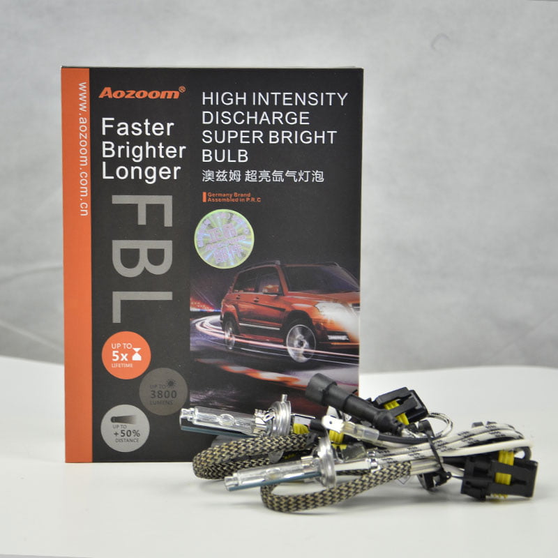 FBL H7 HID Bulbs | Faster Brighter Longer | Aozoom