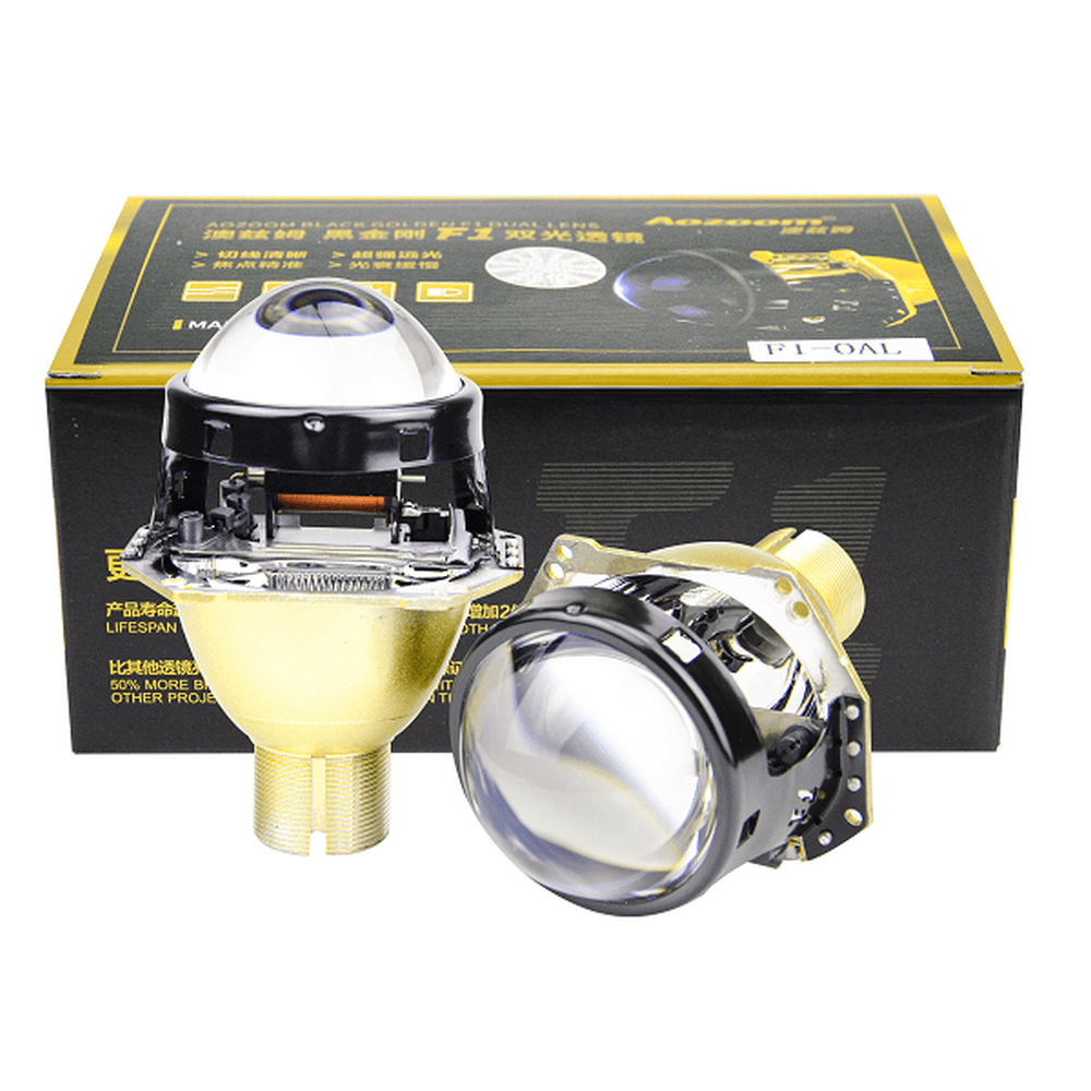 Aozoom F1 Blue Hella5 3-Inch Bifocal Lossy Bi-Xenon Projector Lens